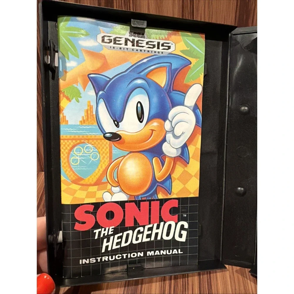 Sonic The Hedgehog Sega Genesis CIB Complete w/ Manual Not For Resale NFR